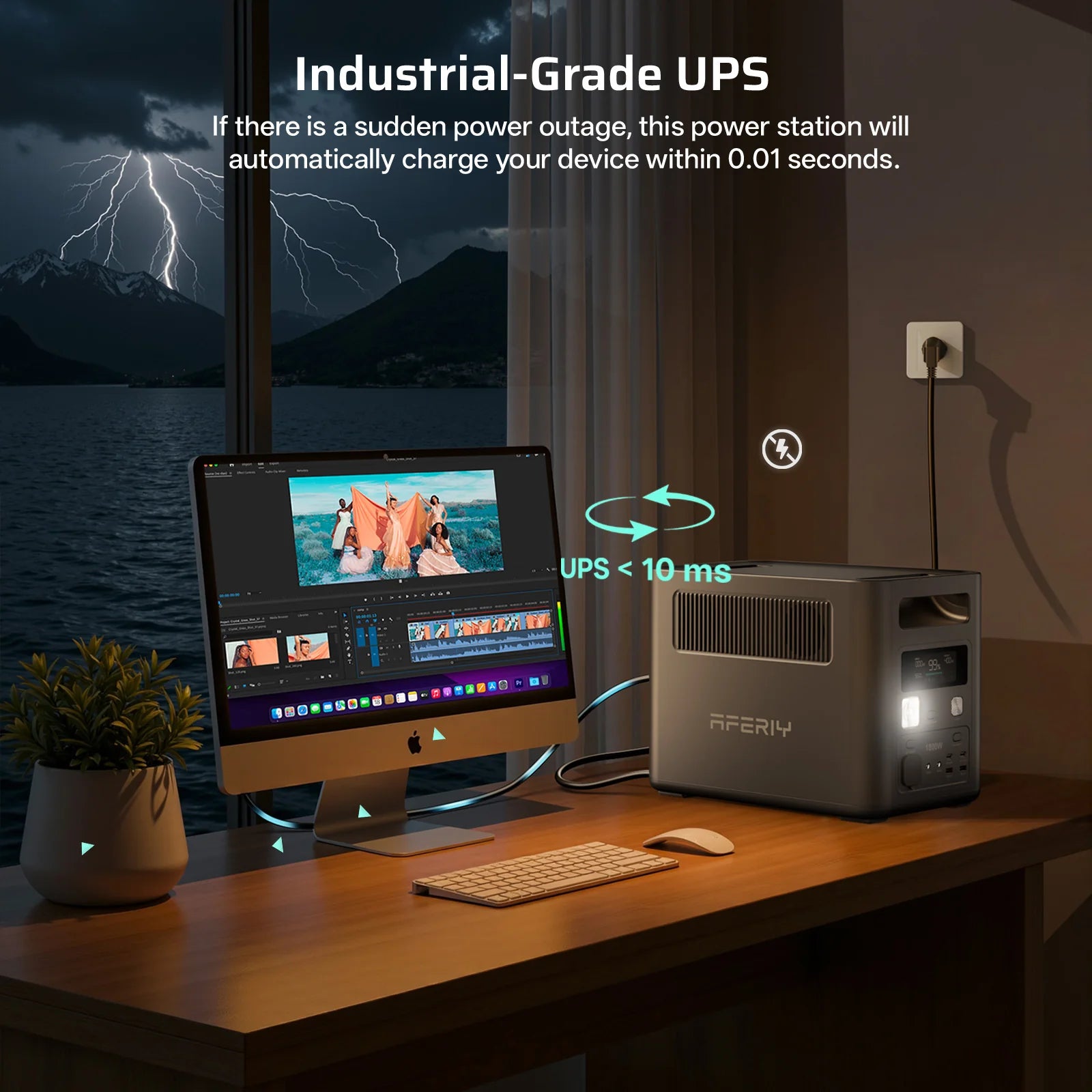 AFERIY Nomad1800 Estación de Energía Portátil | 1800W 1024Wh