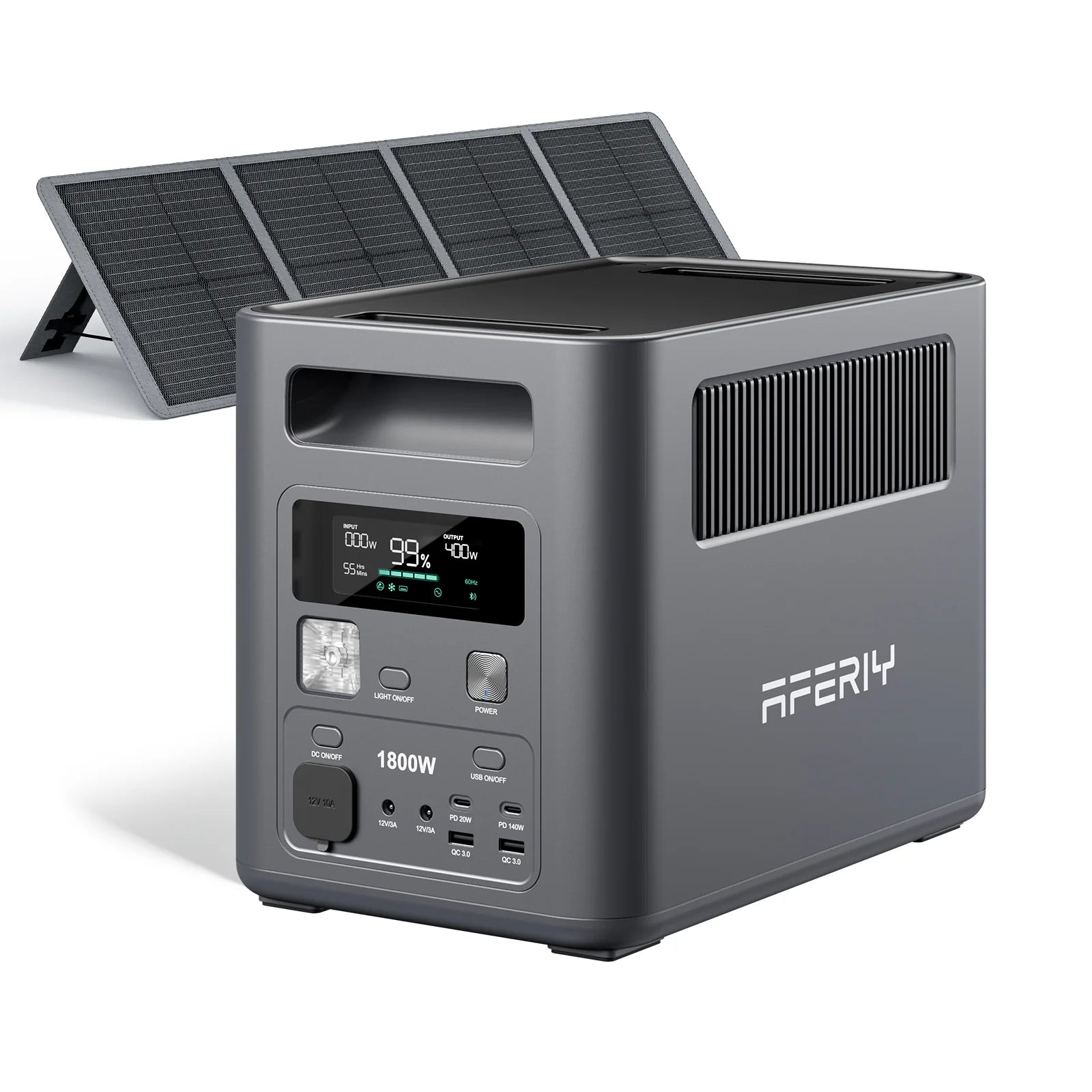 AFERIY Nomad1800 Estación de Energía Portátil | 1800W 1024Wh