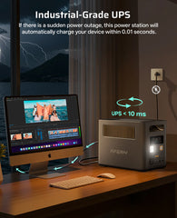 AFERIY Nomad1800 Pro Estación de Energía Portátil | 1800W 1024Wh-5120Wh