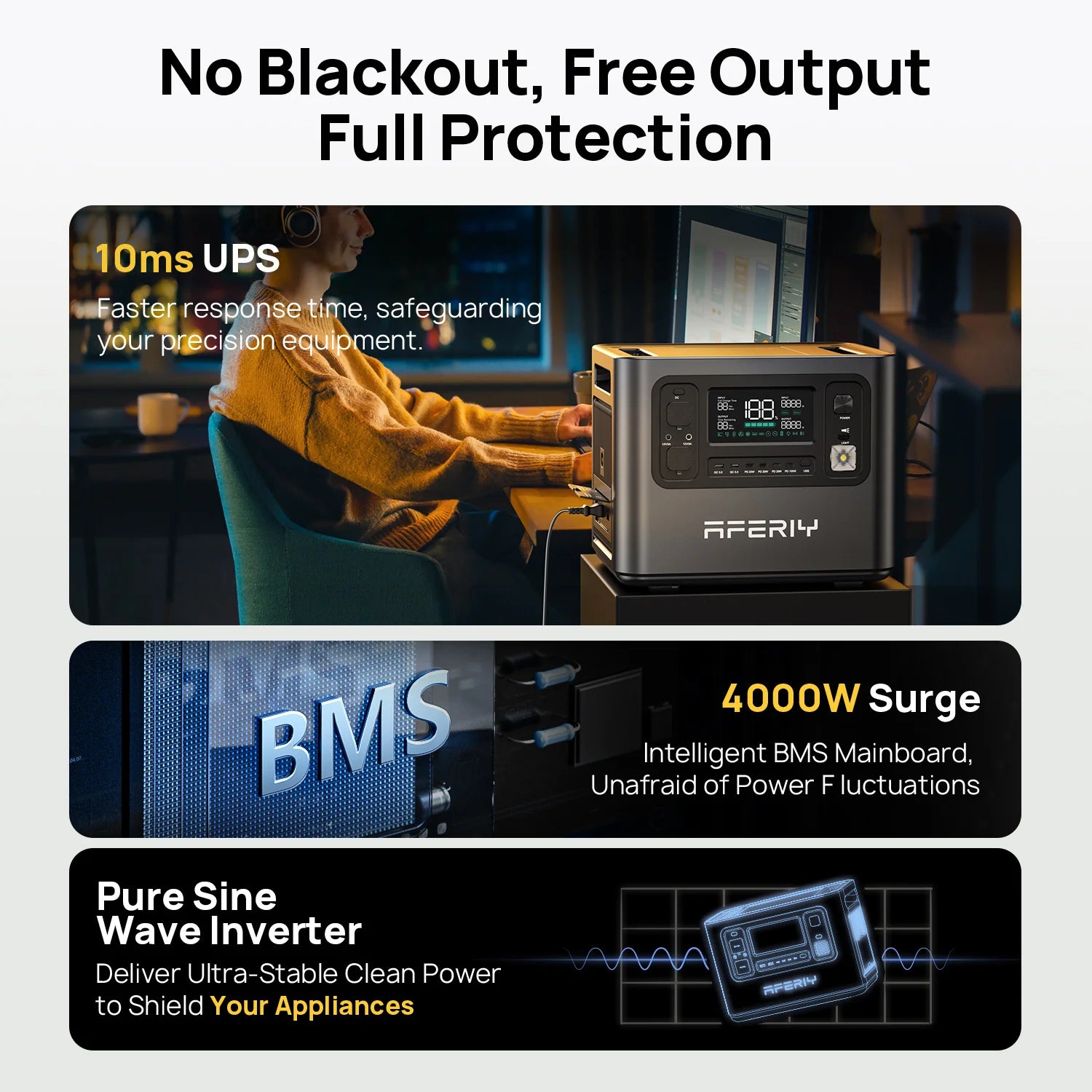 Generador Solar AFERIY P210 2400W