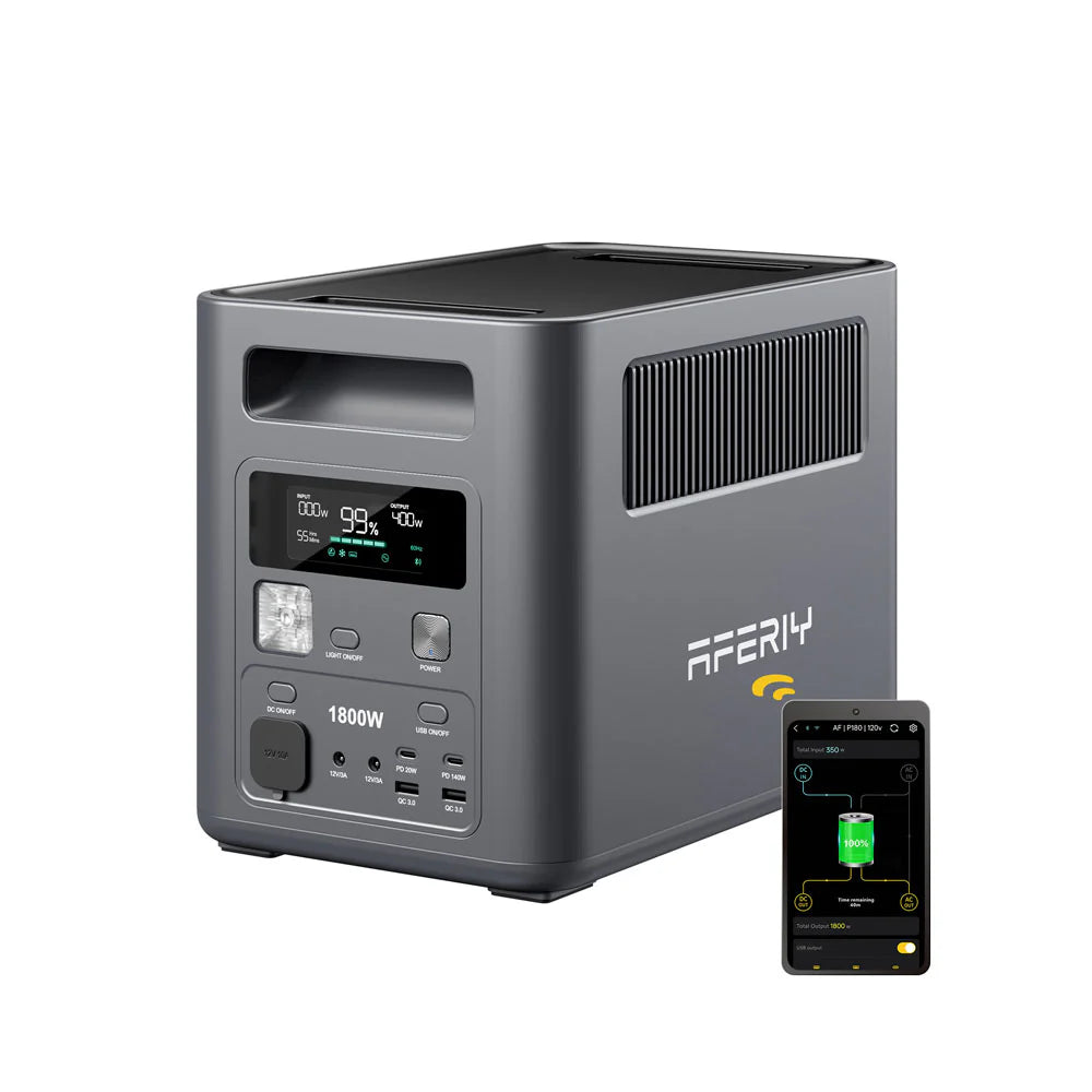 AFERIY Nomad1800 Estación de Energía Portátil | 1800W 1024Wh