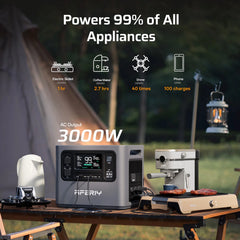 AFERIY P300 Estación de Energía Portátil | 3000W 2048Wh