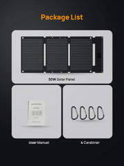 AFERIY SL30 Panel Solar Portátil de 30 W
