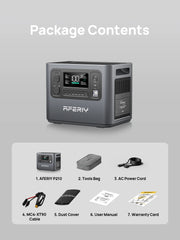 AFERIY P210 Estación de Energía Portátil | 2400W 2048Wh