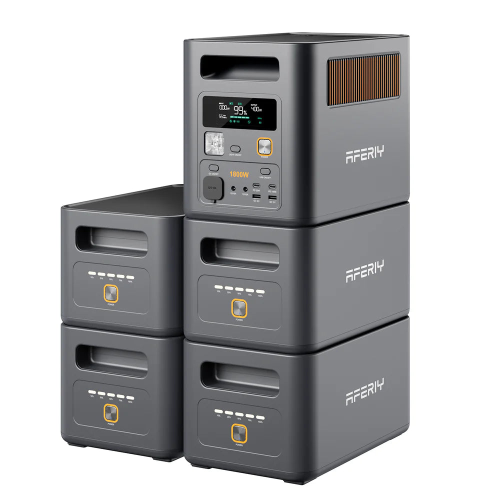 AFERIY Nomad1800 Pro Estación de Energía Portátil | 1800W 1024Wh-5120Wh