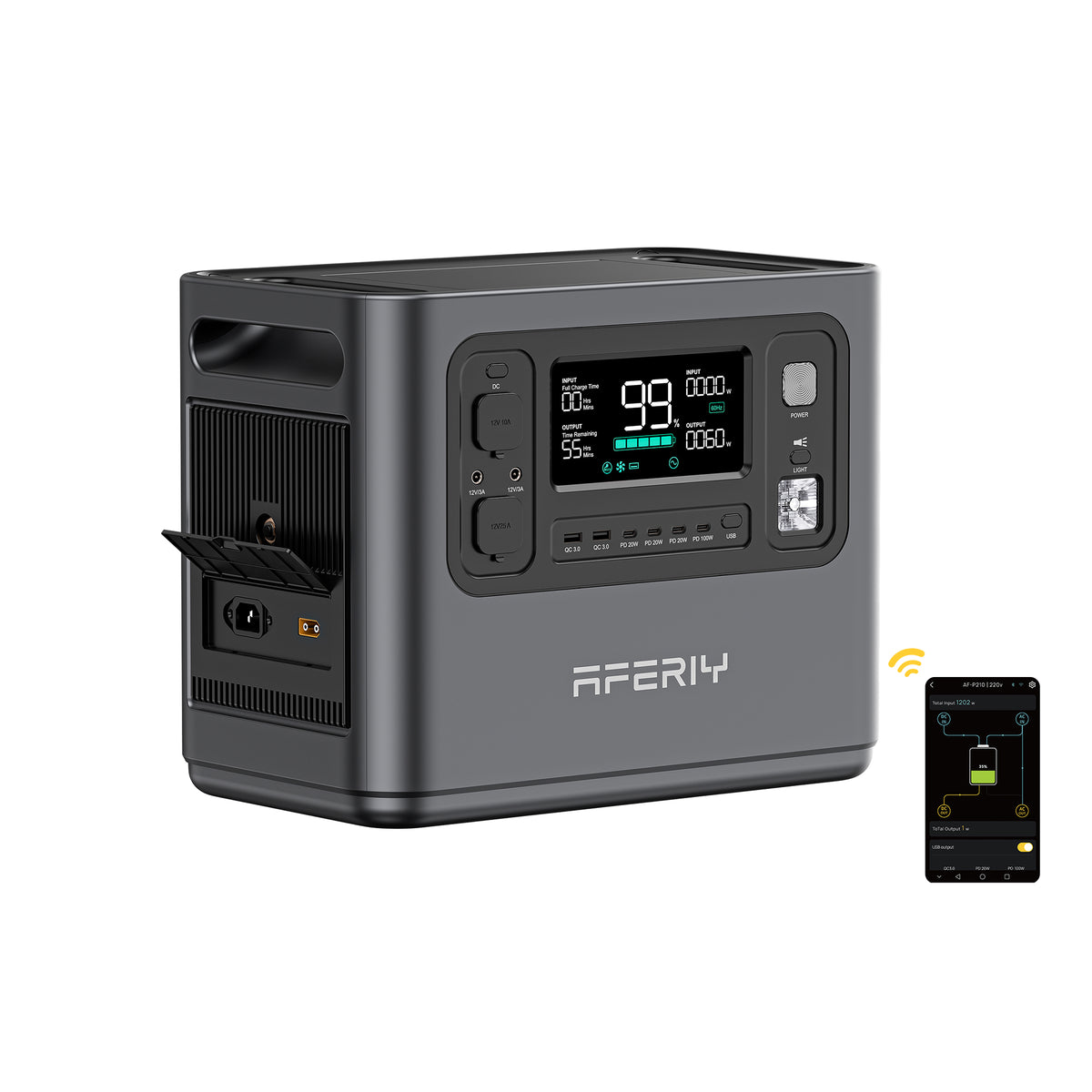 AFERIY P110 Estación de Energía Portátil | 1200W