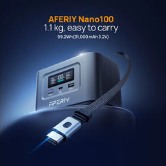 AFERIY Nano100 Estación de Energía Portátil | 100W 99.2Wh