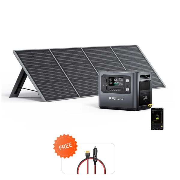 Gris / P210 con 1 panel solar de 200 W