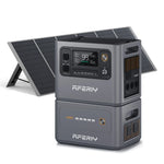 Haven3000 + 1 Batería de Expansión de 2048 Wh+ 1 Panel Solar de 400 W