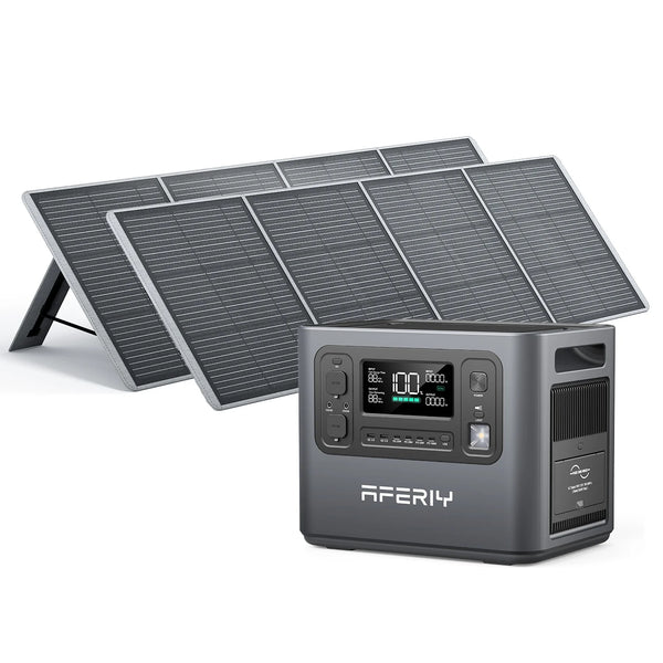 Gris / P210 con 2 panel solar de 200 W