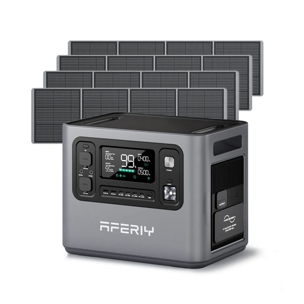 P280 con 4 panel solar de 200 W