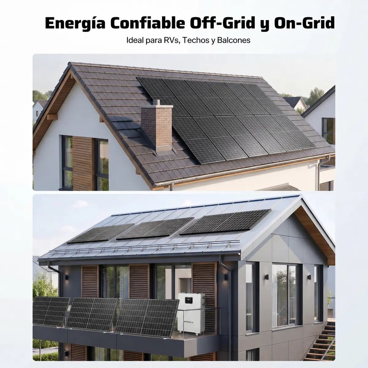 Panel Solar Rígido Impermeable AFERIY AF-SG580 de 580W IP68 (Paquete de 2)