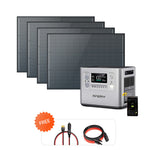 P210 con 4 panel solar de 120 W