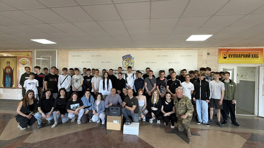 Una estación de energía AFERIY apoya el aprendizaje en una escuela ucraniana