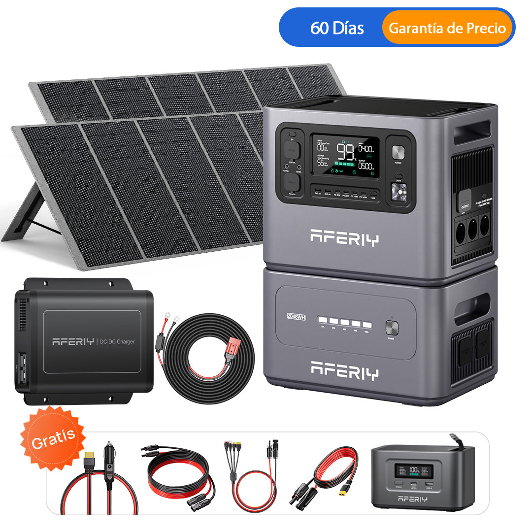 Sistema Off-Grid 4096Wh con 2 Paneles de 400W (800W Total) – Kit All-in-One Serie P280