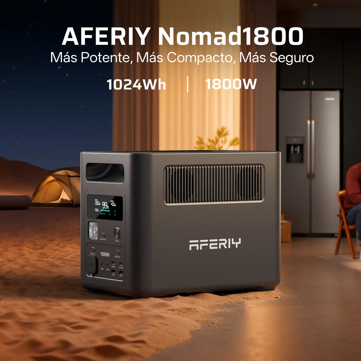 Generador Solar AFERIY Nomad1800 1800W