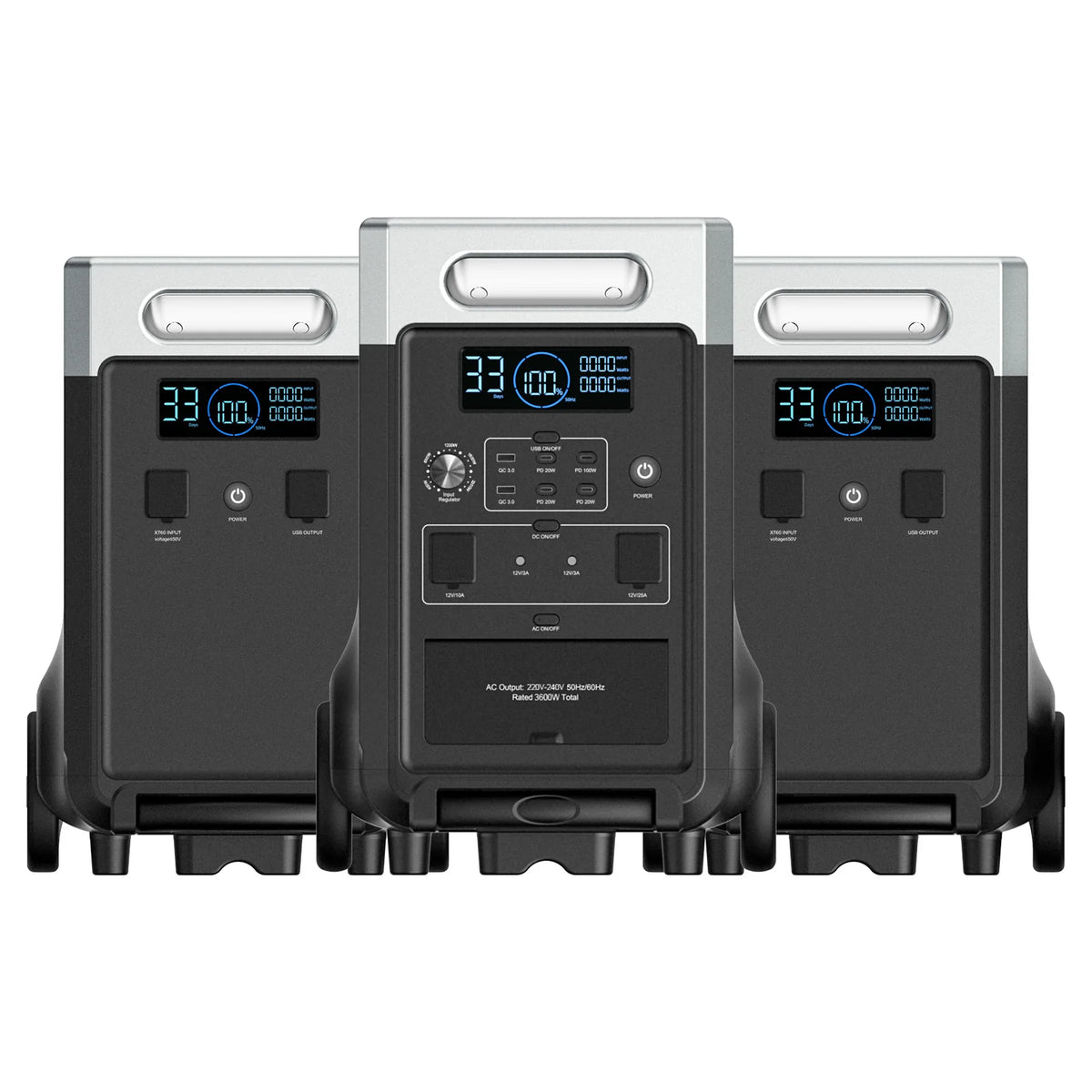 estación de energía portátil 3000w